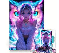 Puzzle Hibou Gardien 1000 pièces pour Adolescents, Jouet cognitif, Passe-Temps apaisant, Bords de qualité supérieure, liste de souhaits du Père Noël (38x52cm)
