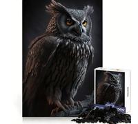 Puzzle Hibou I 1000 Pièces Jeu de Détente et d'apprentissage Pièce de Collection Art Découpée avec Précision (38x26cm)