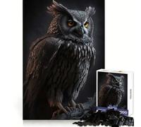 Puzzle Hibou I Difficile pour Adultes 1000 Pièces Jeu Intelligent Maison Amusant Assembler l'image Cadeau Festif (50x75cm)