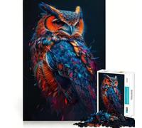 Puzzle Hibou Magique 1000 Pièces Adultes Jeu de Réflexion Cadeau de Qualité Joli Cadeau (38x26cm)