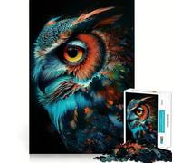 Puzzle Hibou Magique de 1000 pièces pour Adolescents, Jeu de logique et de détente, découpe précise, Cadeau précieux (38x52cm)
