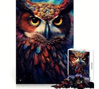Puzzle Hibou Oiseau Difficile 1000 Pièces pour Adultes Assemblage Facile et Détente Cadeau Artistique (38x52cm)