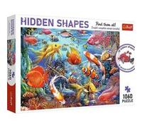 Trefl Puzzle 10676 – Vie sous-marine – 1000+60 pièces – Formes cachées – Dès 12 ans