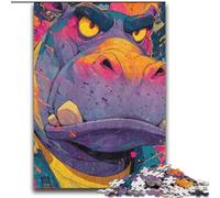 Puzzle Hippo 2000 pièces pour Adultes et Adolescents, Jouets éducatifs, Jeux Anti-Stress, Cadeaux d'anniversaire Uniques (70x100cm)