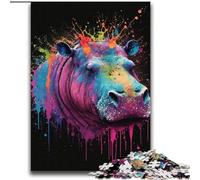 Puzzle Hippo coloré 2000 pièces pour Adultes et Adolescents, Jeux éducatifs, décoration d'intérieur, idéal pour la décoration de Bureau 70x100cm