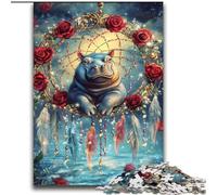 Puzzle Hippo Dream Catcher 2000 pièces pour Adultes et Adolescents, Staycation Kill Time, Chaque pièce est Unique - Jeu Familial Stimulant et Amusant (70x100cm)