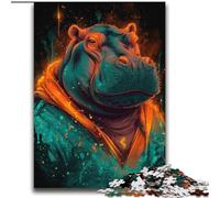 Puzzle Hippo Fantastique 2000 Pièces pour Adultes et Ados, Jeux Éducatifs, Décoration d'Intérieur, Cadeau pour Toute la Famille (70x100cm)