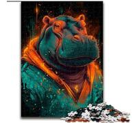 Puzzle Hippo Fantasy 1000 pièces pour Adolescents, Jeu Stimulant, idéal pour Toute la Famille (50x75cm)