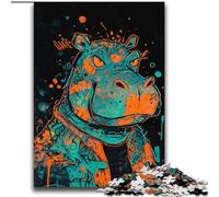 Puzzle Hippo Fantasy 2000 pièces pour Adultes, Cadeau d'anniversaire pour Tuer Le Temps, décoration Murale pour 14 Ans et Plus (70x100cm)