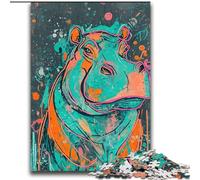 Puzzle Hippo Fantasy pour Adolescents 2000 pièces, Jouet éducatif Anti-Stress, idéal comme Cadeau pour Toute la Famille (70x100cm)