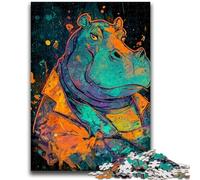 Puzzle Hippo Fantasy pour Adultes 1000 pièces, à partir de 14 Ans, idées Cadeaux pour améliorer la mémoire 50x75cm