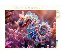 Puzzle · Hippocampe | Filigrane · 1000 pièces · Format assemblé 64 × 48 cm · CALVENDO Puzzle