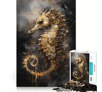 Puzzle Hippocampe Imagination 1000 Pièces pour Adultes Jeu Cognitif et Amusant à Assembler Collection d'Images (38x52cm)