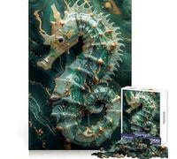 Puzzle Hippocampe Smaragd 1000 pièces pour Adolescents, Jouet Stimulant la logique et apaisant, œuvre d'art de qualité supérieure à Collectionner 38x26cm