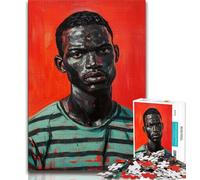 Puzzle Homme Africain 1000 pièces pour Adultes et Adolescents, Anti-Stress, défi Difficile, renforce l'amour Entre Couples 50x75cm