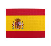 Puzzle horizontal en bois 500 pièces avec drapeau espagnol pour développer les compétences pratiques pour se détendre et interagir parent-enfant