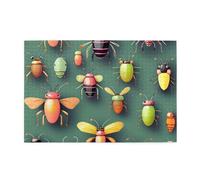 Puzzle horizontal en bois Atlas des insectes 1000 pièces pour se détendre et améliorer les compétences et la concentration
