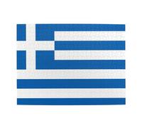Puzzle horizontal en bois avec drapeau grec 500 pièces pour développer les compétences pratiques pour se détendre et interagir parent-enfant