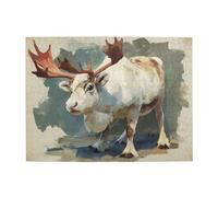 Puzzle horizontal en bois d'élan solide de 500 pièces pour développer des compétences pratiques pour se détendre et interagir parent-enfant