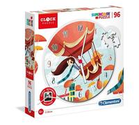 puzzle horloge ballon 30 cm junior 96 pièces