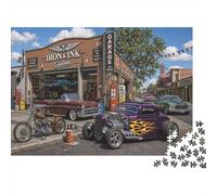 Puzzle Hot Rod américain rétro Rétro 1000 Pièces, Casse-tête Adulte