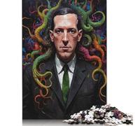 Puzzle HP Lovecraft avec tentacules 1000 pièces pour Adultes et Adolescents, Cadeau d'halloween pour Adolescents, Homme et Femme, 1000 pièces (38 x 26 cm)