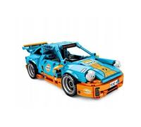 Puzzle 3D GENERIQUE Puzzle HSLA Blocs assemblés de modèle de voiture Porsche Lego Jaune