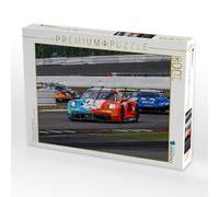 Puzzle · Huber Motorsport/Porsche 911 GT3 R | 1000 pièces · Format assemblé 64 × 48 cm · CALVENDO Puzzle