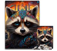 Puzzle Husky avec Casque 1000 pièces pour Adultes, Puzzles pour Adultes, défi cérébral, activité éducative pour Adolescents 50x75cm / 19,68x29,52 Pouces
