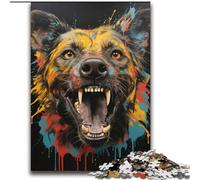 Puzzle Hyène Africaine 2000 pièces pour Adultes et Adolescents Un Jeu Stimulant, idéal comme Cadeau pour Toute la Famille (70x100cm)