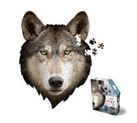 Puzzle I am mini - loup multicolor TU