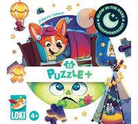 Puzzle IELLO Loki et le Monstre sous le Lit 35 pièces phosphorescent multicolore poster inclus