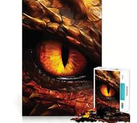 Puzzle Œil de Dragon Rouge pour Adultes, 1000 Pièces, Jeu Intelligent et Détendu, Motif Amusant Assembler, Cadeau Précieux (50x75cm)