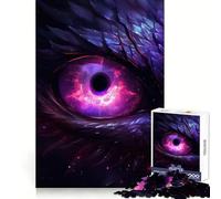 Puzzle Œil de Dragon Violet 1000 Pièces pour Adolescents Détente et Anti-Stress Découpe Lisse Cadeau Artistique (38x52cm)