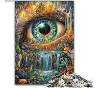 Puzzle Œil de la Montagne pour Adolescents 1000 pièces, Un défi Difficile à relever pour Toute la Famille 50x75cm