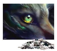 Puzzle Œil du Loup pour Adultes et Adolescents, 500 pièces (52 x 38 cm), idéal comme Cadeau