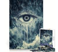 Puzzle Œil Qui pleure dans la tempête pour Adultes, 1000 pièces, Exercice cérébral, évasion reposante, découpe de précision, Cadeau de Noël idéal (50x75cm)