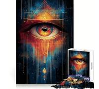 Puzzle Œil Qui voit Tout pour Adolescents, 1000 pièces, pour stimuler la mémoire et se détendre Facilement, pour Les fêtes (38x26cm)