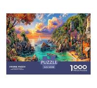 Puzzle Île d'Okinawa 1000 Pièces pour Adults Adolescents Et Enfants - Difficile Puzzles Jeu De Patience en Famille 52x38cm/1000pcs