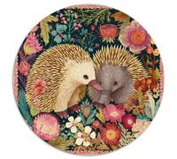 Puzzle Illustration d'échidné et d'ornithorynque pour Adultes,1000pcs (67.5x67.5cm),Jeu Éducatif,décoration De La Maison,