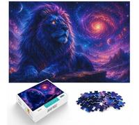 Puzzle Illustré 1000 Pièces avec Leo Zodiac Lion, 1000pcs (52x38cm) | Pour les heures calmes avant le Nouvel An : ce puzzle 1000 pièces pour adultes offre une activité classique pour Noël.