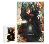 Puzzle Illustré - A Darker White, Puzzle-Image en Bois, 1000 PCS, Cadeau D’Anniversaire De Couple; pour Partager Un Moment Autour De La Table
