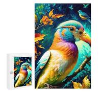 Puzzle Illustré - Abstract Maintain Bird, Elegant, Fantasy, Intricate, Very Attractive, Beautiful, Hyperreal, Puzzle-image En Bois, 1000 PCS, Cadeau D’anniversaire De Couple; Pour Partager Un Moment A