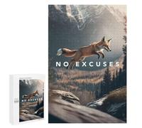 Puzzle Illustré - Wild Ambition No Excuses, Puzzle Décoratif, 1000 PCS, Cadeau De Saison - À Assembler, Encadrer Et Exposer