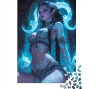 Puzzle Image 1000 Pièces avec Celestial Tattooed Sorceress, 38x26cm/1000pcs | Pour une activité plus longue autour de la table : ce puzzle 1000 pièces adulte peut se faire seul ou se partager.