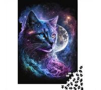 Puzzle Image 1000 Pièces avec Cosmic Cat-159, 38x26cm/1000pcs