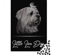 Puzzle Image 1000 Pièces avec Little Lion Dog, 70x50cm/1000pcs
