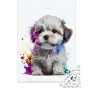Puzzle Image 1000 Pièces avec Malteser, 70x50cm/1000pcs | Pour les soirées calmes sans écran : ce puzzle 1000 pièces adulte convient aux loisirs calmes en intérieur.