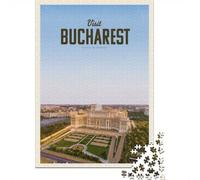 Puzzle Image 1000 Pièces avec Visit Bucharest, 70x50cm/1000pcs