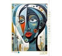 Puzzle · Imara et la tristesse de l'Afrique | Portrait et géométrie · 1000 pièces · Format assemblé 64 × 48 cm · CALVENDO Puzzle
